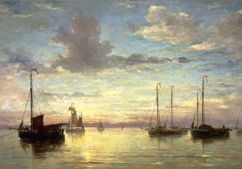 Hendrik Willem Mesdag y sus marinas