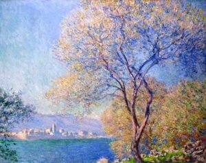 Antibes visto desde La Salis de Claude Monet