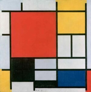 Composición en rojo amarillo y azul - Piet Mondrian