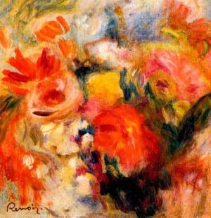 Estudio de flores de Renoir