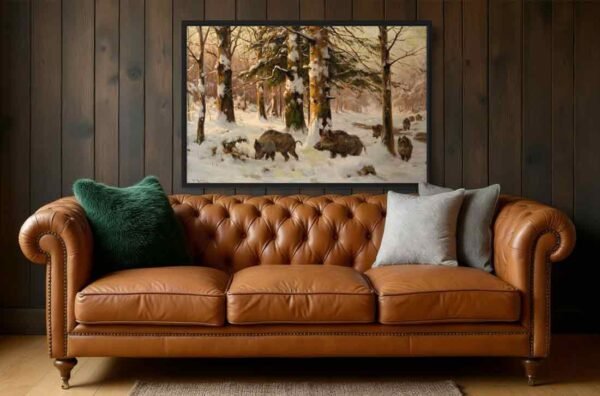 "Jabalíes" de Walter Moras en decoración
