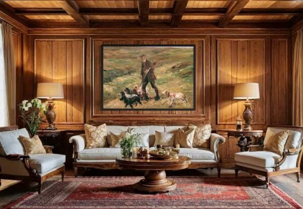 "Cazador en las dunas" de Max Liebermann en decoración 2