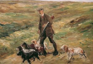 Cazador en las dunas de Max Liebermann