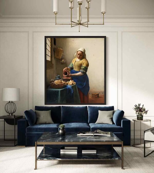 "La lechera" de Vermeer en decoración