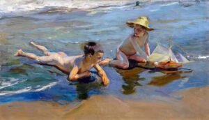 Niños en la playa - Joaquín Sorolla