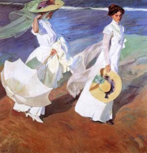 Paseo a orillas del mar - Joaquín Sorolla