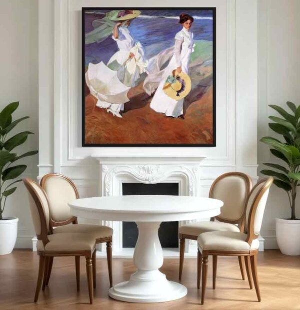 "Paseo a orillas del mar" de Sorolla en decoración