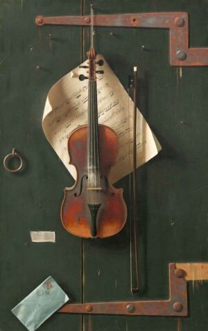 "El viejo violín" de William Michael Harnett