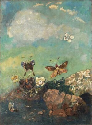 "Mariposas" de Odilon Redon