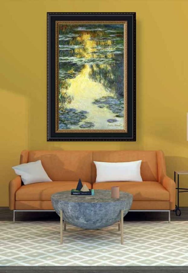Nenúfares 3 de Monet, decoración