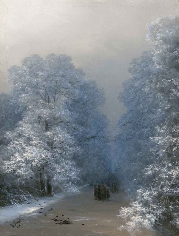 "Paisaje invernal" de Iván Aivazovsky