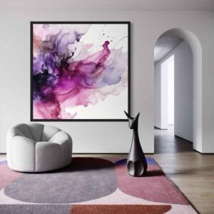 "Abstracto nebulosa fucsia" de Copiamuseo en decoración