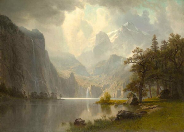 "Entre Sierra Nevada, California" de Albert Bierstadt