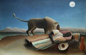 "La gitana dormida" de Henri Rousseau