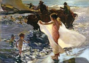 "La hora del baño" de Sorolla