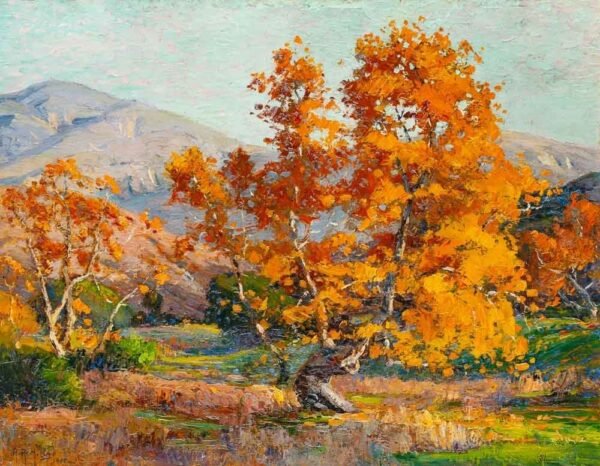 "Otoño en el cañón de Santa Ana" de Anna Althea Hills