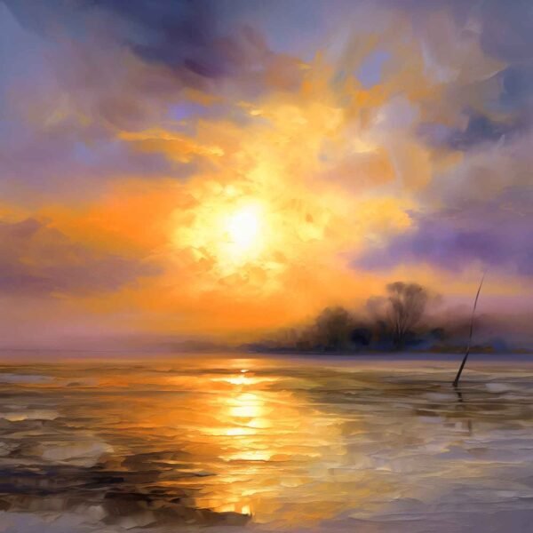 "Puesta de sol" por Copiamuseo