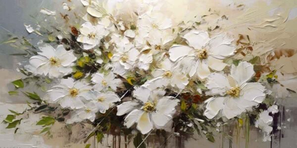 "Flores blancas" de Copiamuseo