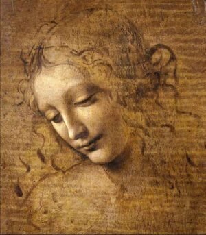 "La despeinada" de Leonardo da Vinci