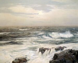 "Luna baja" de Frederick Judd Waugh