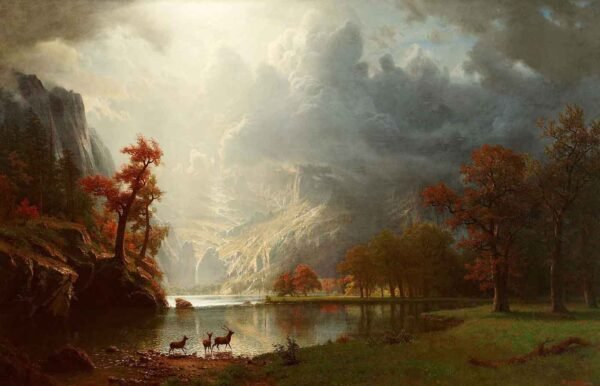 "Mañana de Sierra Nevada" de Albert Bierstadt