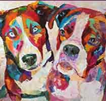 Dos perros estilo Nielly