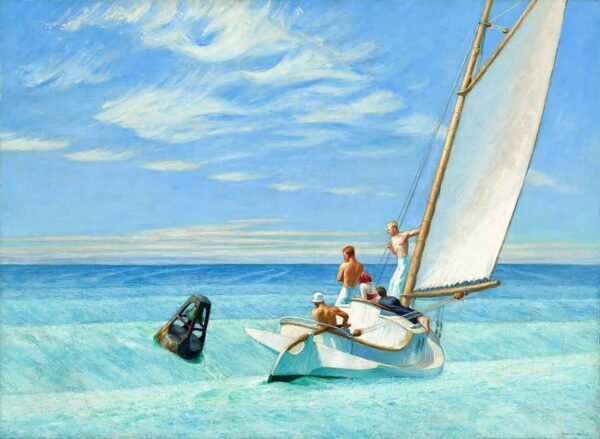 "Ground swell" de Edward Hopper