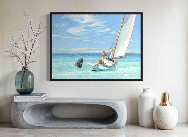 "Ground swell" de Edward Hopper en decoración