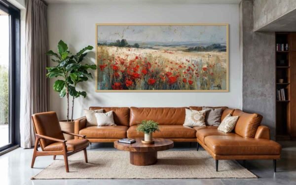 "Campo con amapolas" de Copiamuseo en decoración 2
