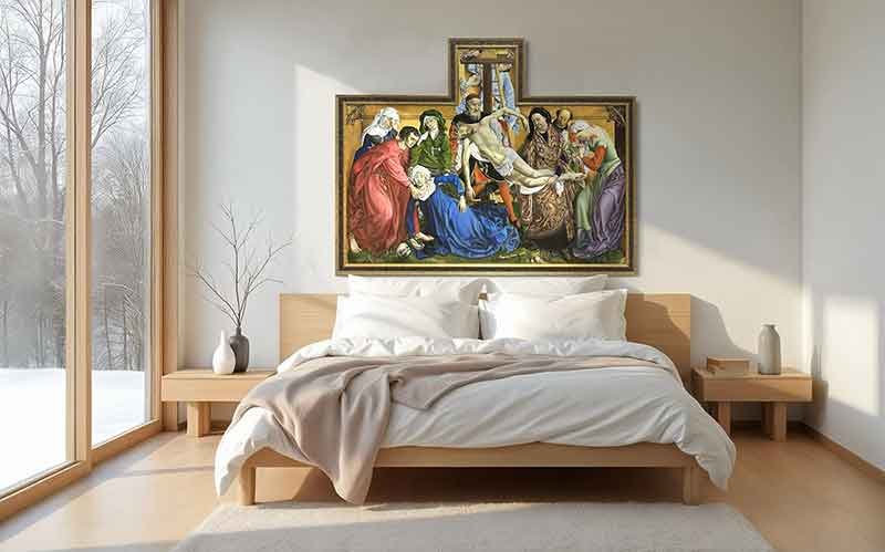 Reproducción de «El Descendimiento» de Rogier van der Weyden