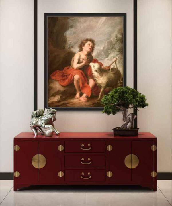 "San Juan Bautista niño" de Murillo en decoración 2