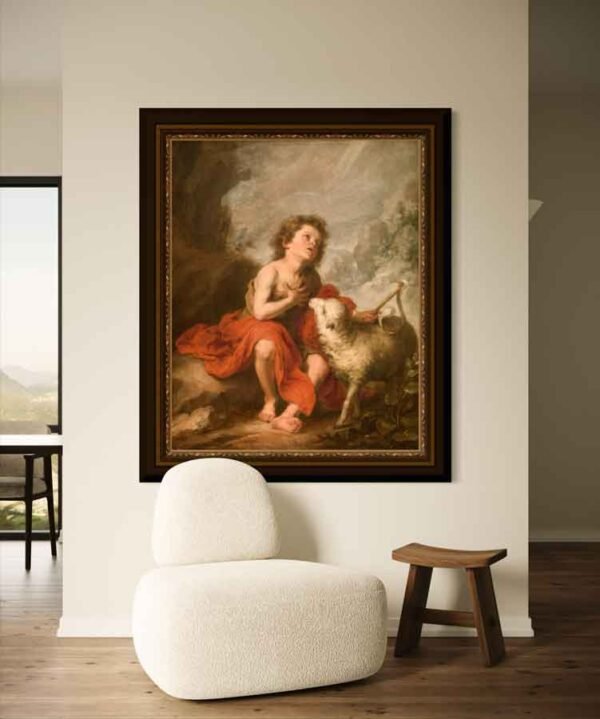 "San Juan Bautista niño" de Murillo en decoración