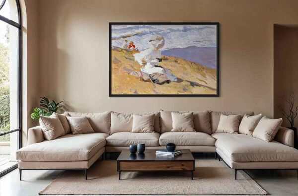 "Instantánea, Biarritz" de Sorolla en decoración