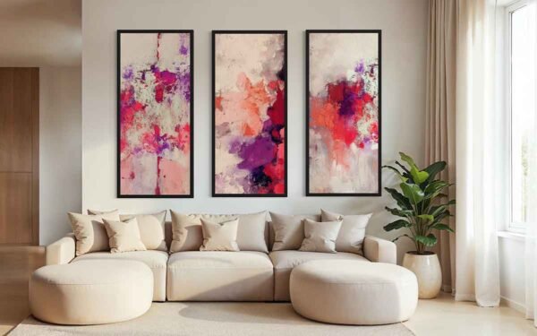 Conjunto tres piezas abstractas - Imagen 3