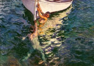 "El bote blanco" de Sorolla