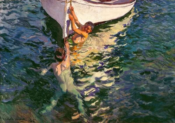 "El bote blanco" de Sorolla