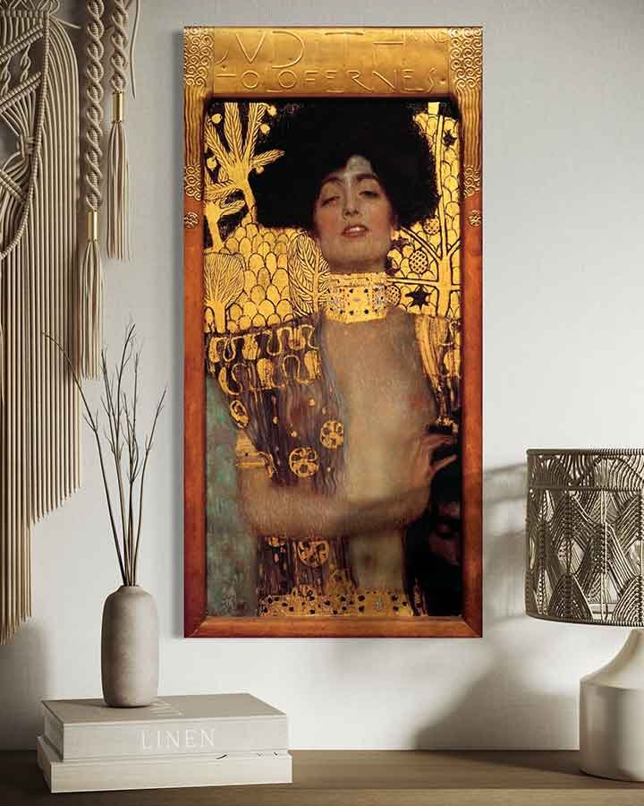 Judith de Gustav Klimt en decoración
