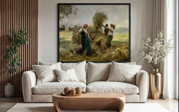 "El heno" de Julien Dupre en decoración