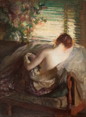 "La persiana veneciana" de Edmund Charles Tarbell