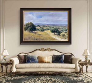 "Paisaje de Extremadura" de Copiamuseo en decoración