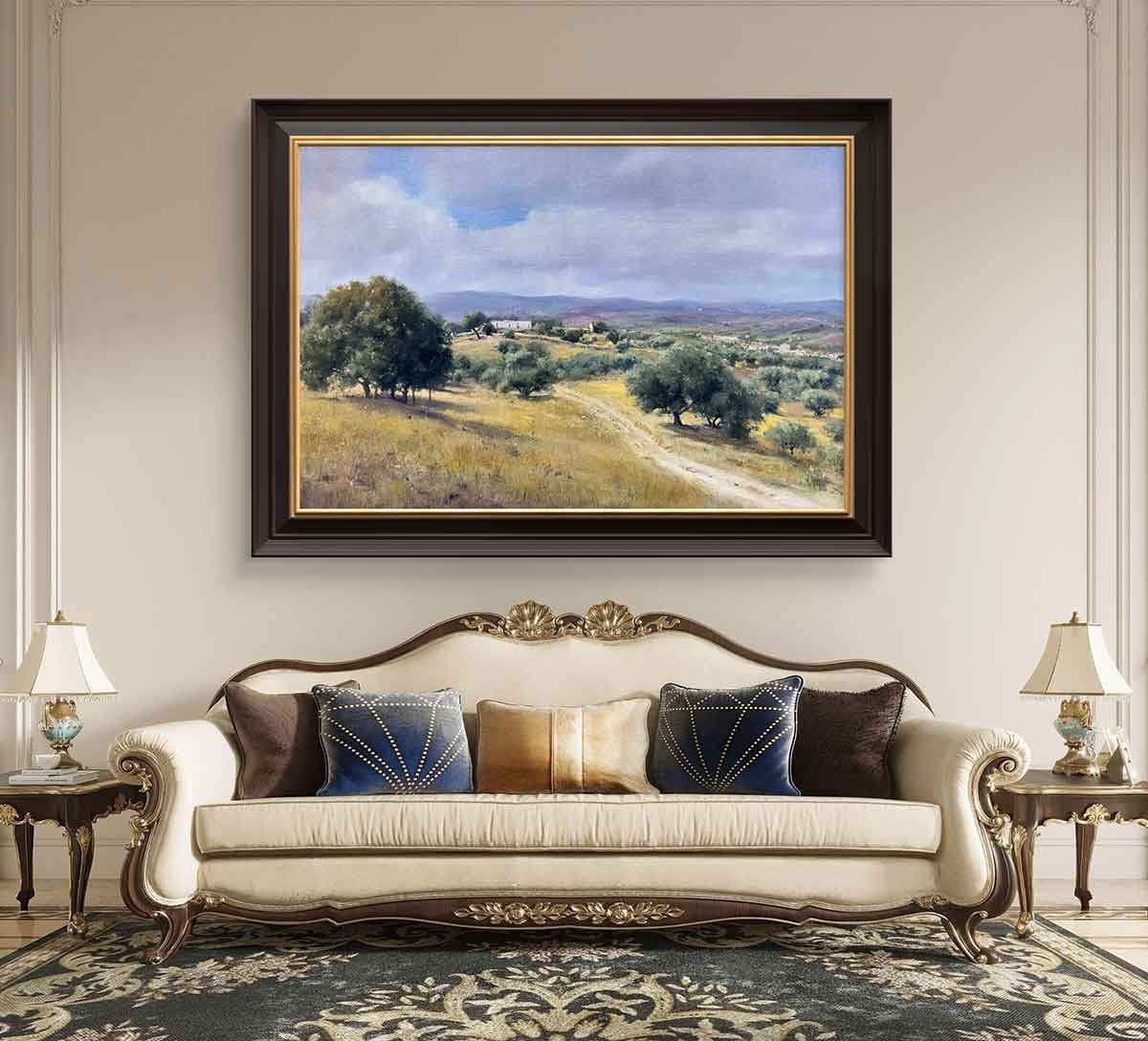 "Paisaje de Extremadura" de Copiamuseo en decoración