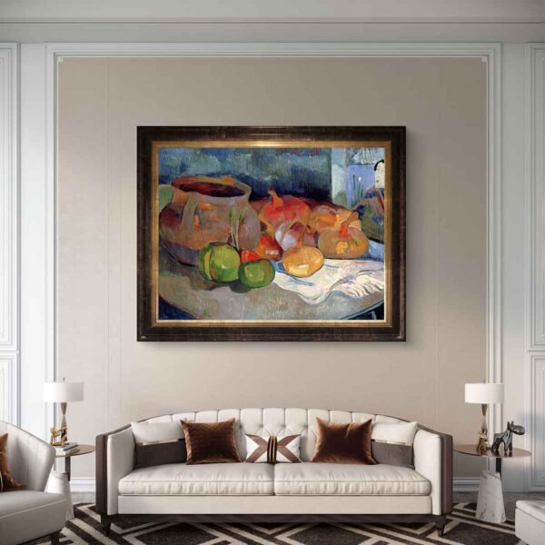 "Naturaleza muerta con cebollas" de Paul Gauguin en decoración