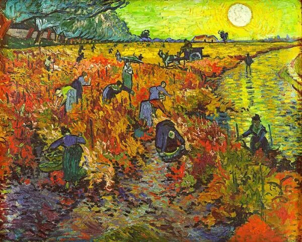 El viñedo rojo de Vincent van Gogh