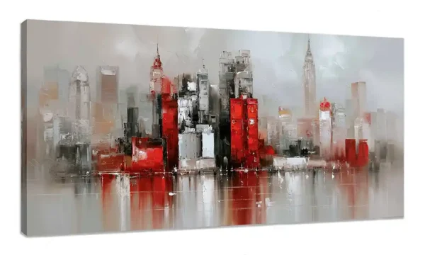 "Nueva York en rojo" de Copiamuseo en decoración