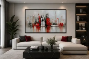"Nueva York en rojo" de Copiamuseo en decoración