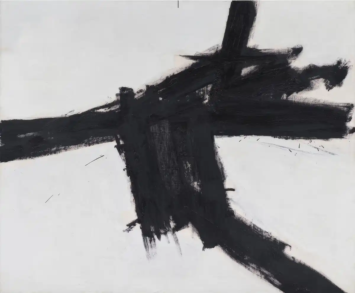 "Contrafuerte" de Franz Kline. "Contrafuerte" de Franz Kline.