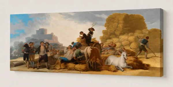 La era o el verano de Goya con bastidor de 4 cm, listo para colgar