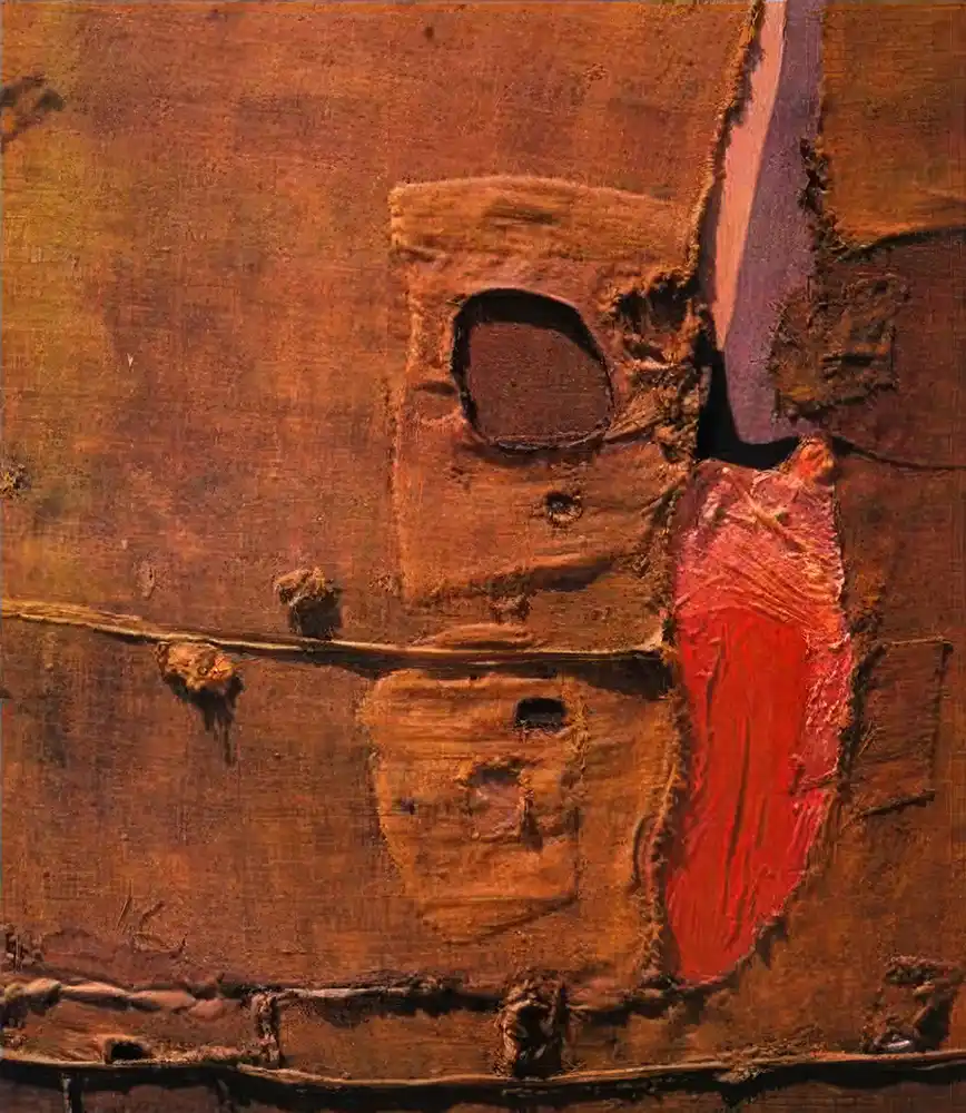 Sacco 5p de Alberto Burri Sacco 5p de Alberto Burri