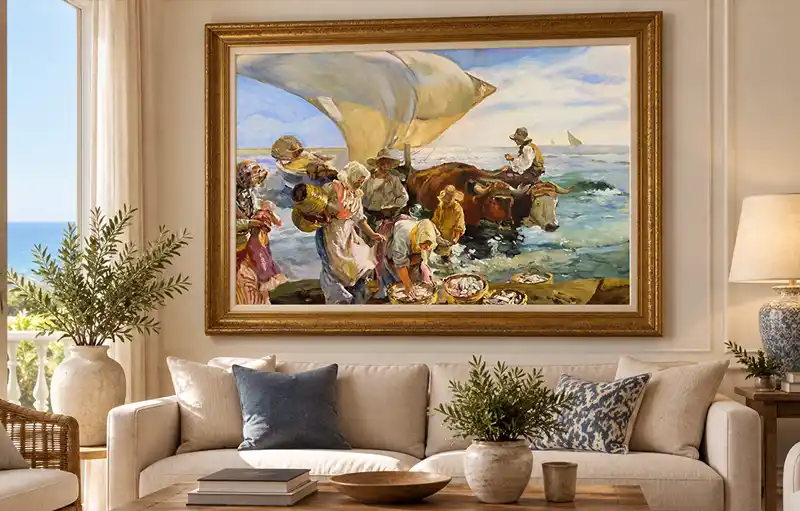 Cómo reproducimos Buena pesca de Sorolla: luz, color y pintura al óleo